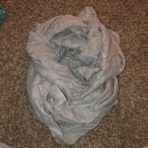 Gray Sparkly Infinity scarf